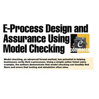 E-process design and assurance using model checking — figure
